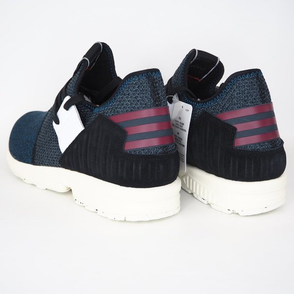 Adidas ZX Flux Plus Mens Shoes Black - Picture 10 of 12